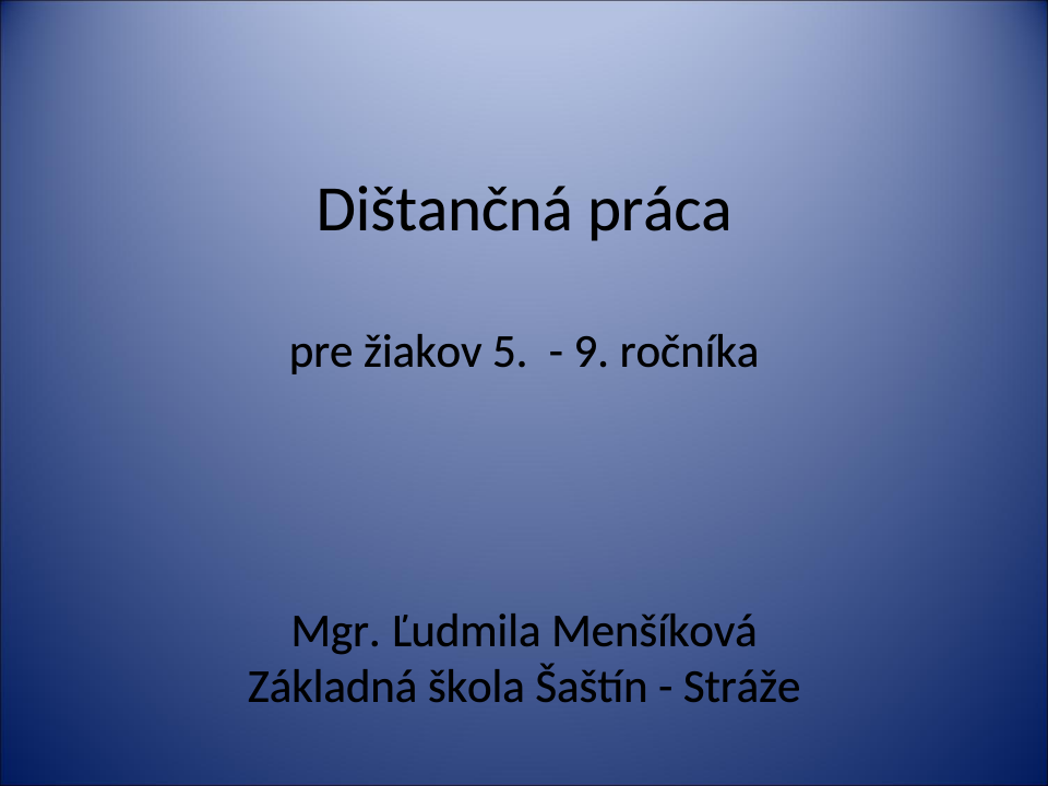 Sedembolestná Panna Mária – patrónka Slovenska
