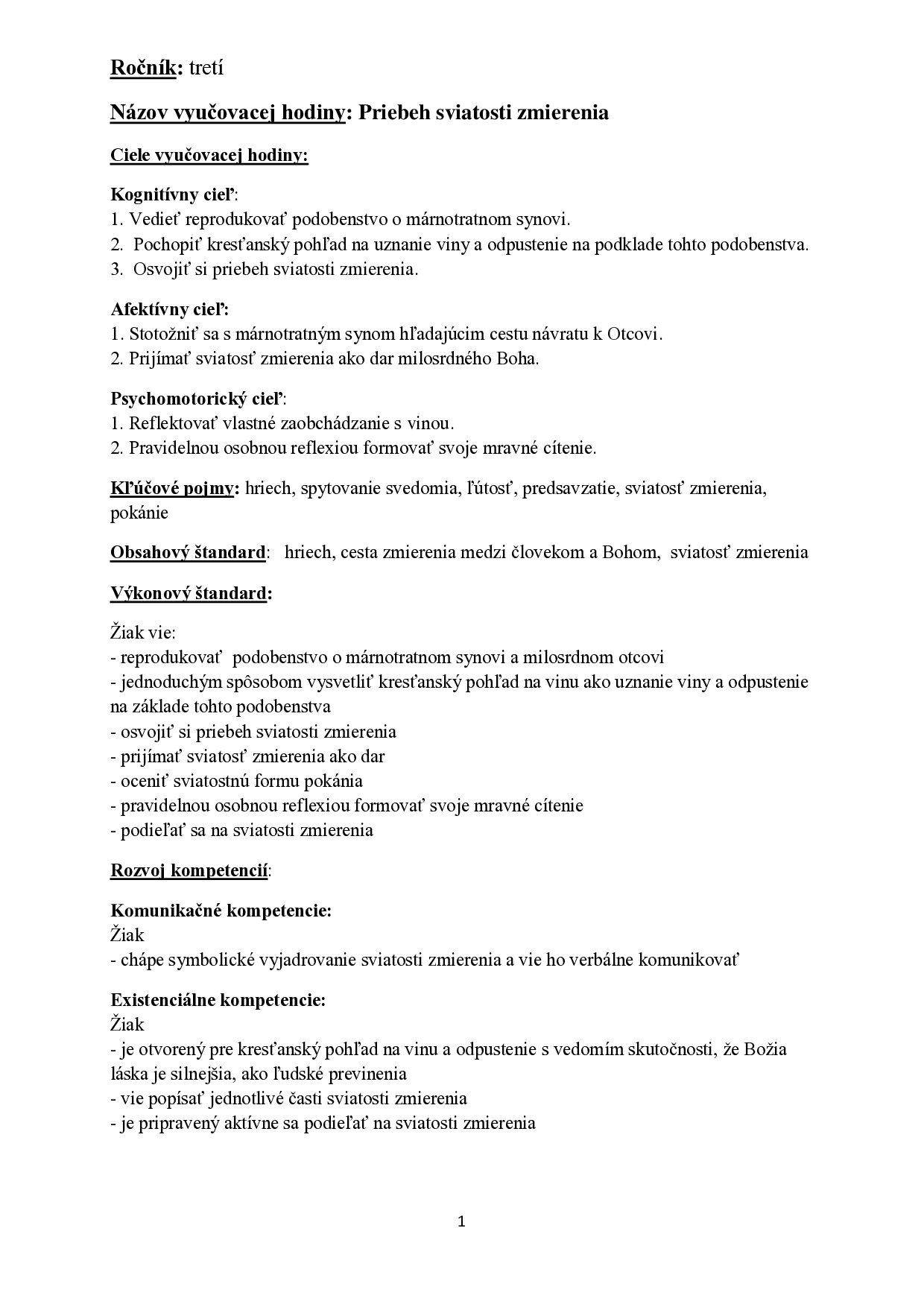 Sviatosť zmierenia – obrad a príprava