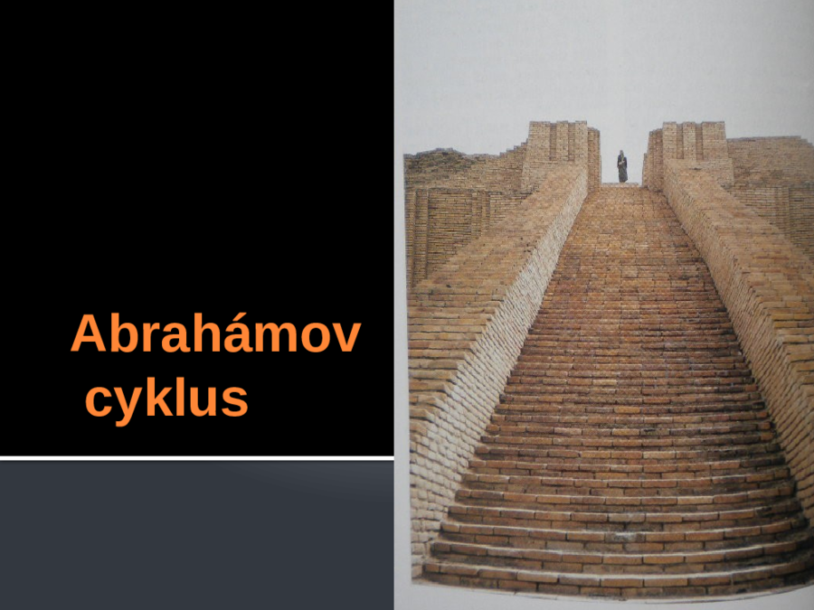 Kniha Genezis (kap. 12-50) – prednáška k Biblickej olympiáde